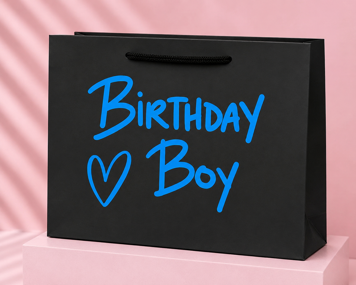 Birthday Boy Gift Bag – Blue Birthday Gift Bag