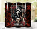 Gothic Horror 20oz Skinny Tumbler – Killer Mask Design