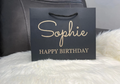 Personalised Gift Bag – Custom Name & Message – Personalised Birthday Gift Bag