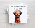 Funny Get Well Soon Card – At Least You Don’t Wear a Cone – Dog Get Well Card