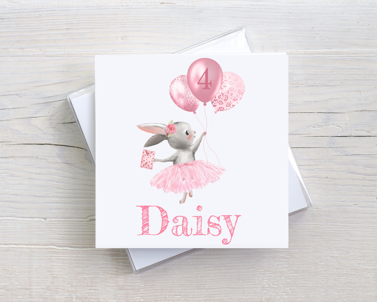 Personalised Birthday Card - Custom Name & Age Card