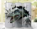 Dinosaur 20oz Skinny Tumbler – T-Rex Design
