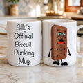 Personalised Bourbon Biscuit Dunking Mug – Custom Name Gift