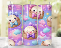 Cute Kawaii Dumpling 20oz Skinny Tumbler – Pastel Design